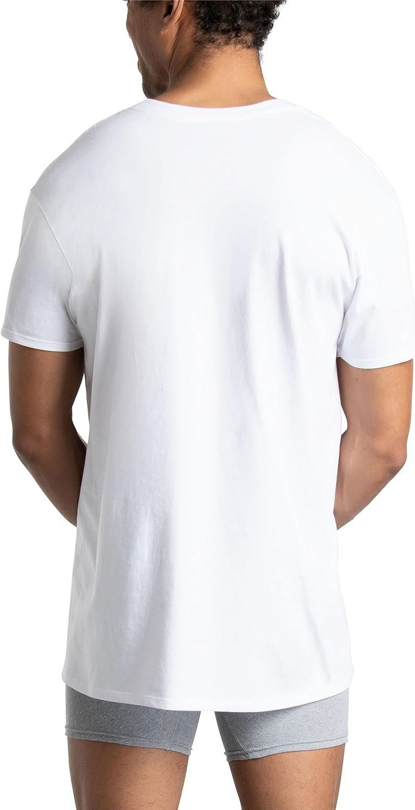 Men'S Stay Tucked V-Neck T-Shirt, 6 Pack, Medium