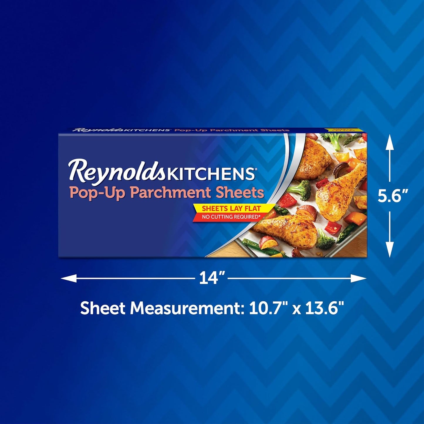 Kitchens Pop-Up Parchment Paper Sheets, 10.7X13.6 Inches, 30 Count