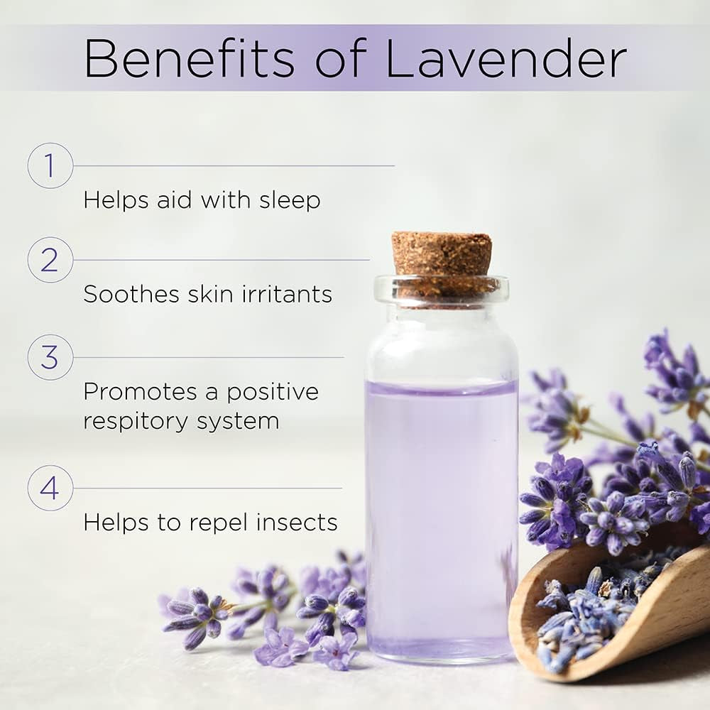 - Lavender Essential Oil 4Oz - Premium Therapeutic Grade, Steam Distilled for Aromatherapy, Relaxation, Laundry, Meditation, Massage, Yoga, Relief