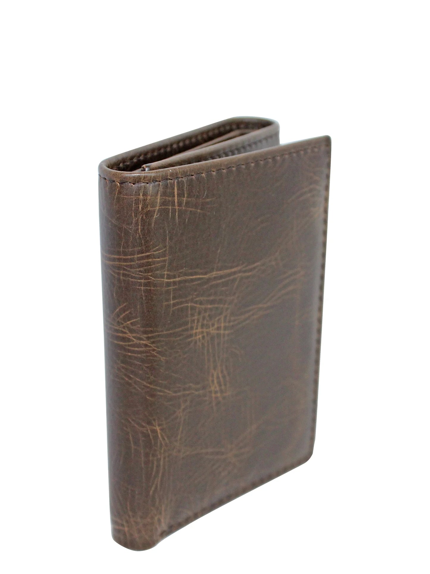 Card Holder Male Casual Trifold Wallets, River Tan