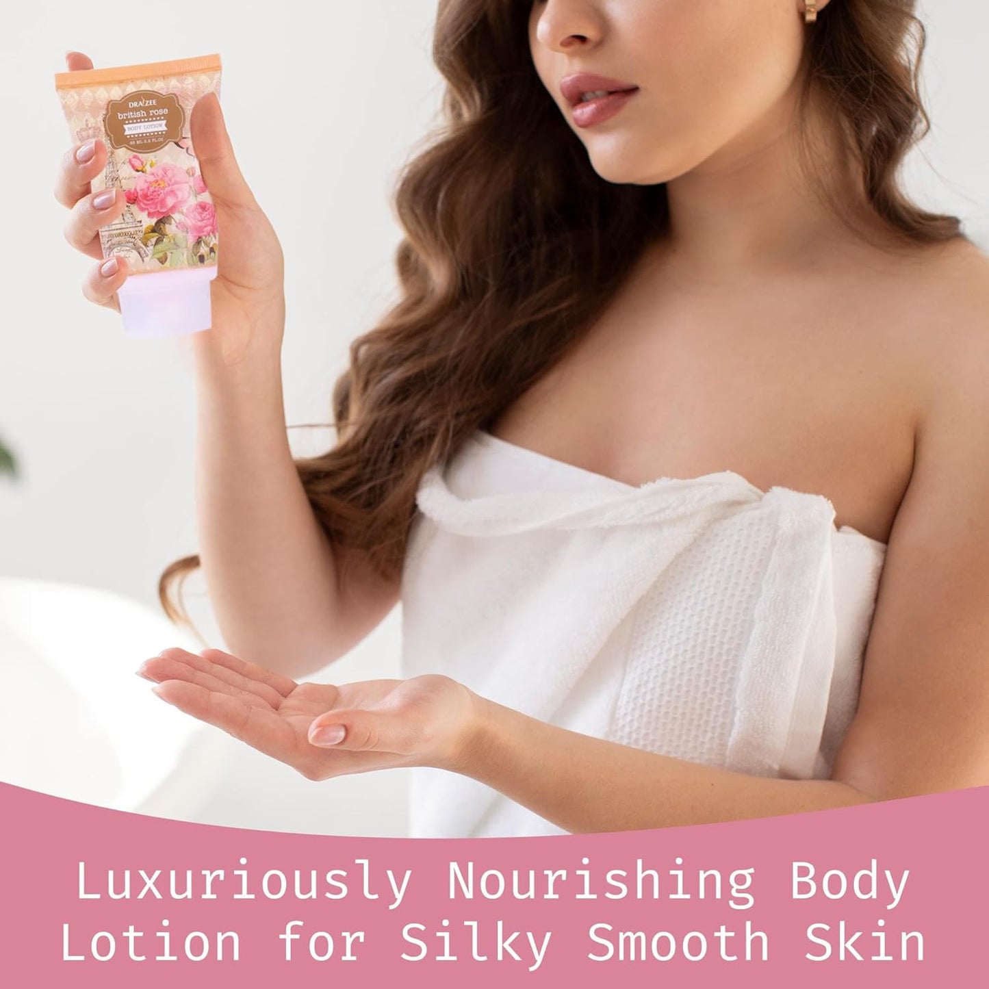 Mothers Day Gifts for Mom - Spa Gift Baskets for Women - 8 Pcs Luxury Rose Scented Heel Shoe Design Bath and Body Spa Set-Self Care Package for Women, Presents for Mom, Body Care Set for Her