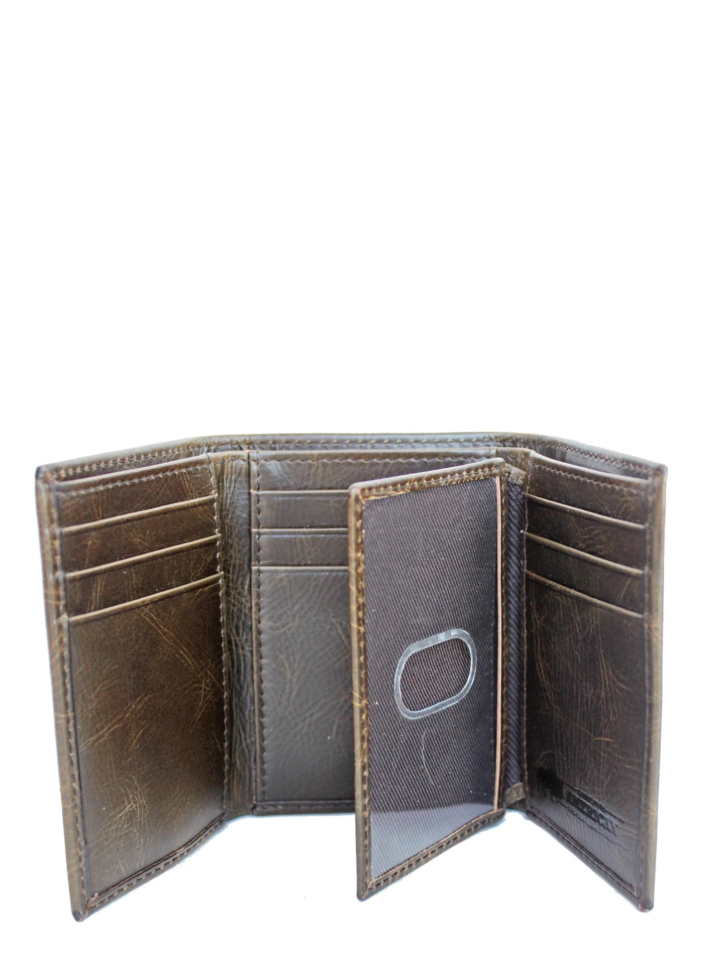 Card Holder Male Casual Trifold Wallets, River Tan