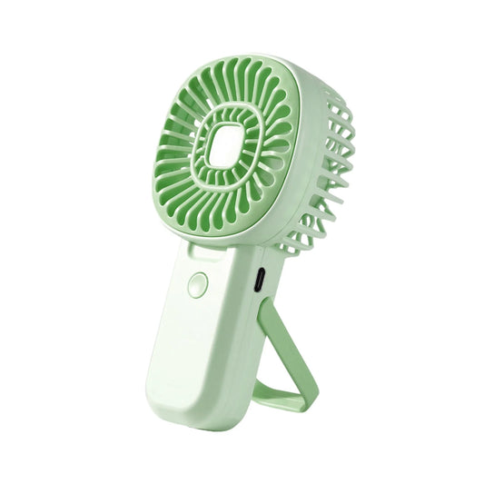 Summer Fan Portable Air Conditioners Fan Outdoor Air Condioner Usb Rechargeable Small Ceiling Fan, for Home Office Bedroom Desktop Fan (Green)