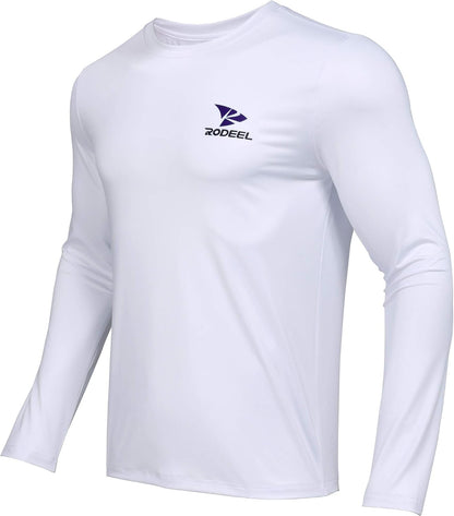 Men'S Fishing Shirts for Men Long Sleeve Wicking Fabric UPF 50 Sun Protection Performance Shirt