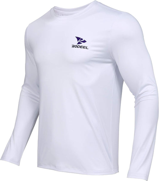 Men'S Fishing Shirts for Men Long Sleeve Wicking Fabric UPF 50 Sun Protection Performance Shirt