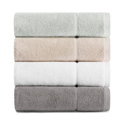 Modern Lux White Cotton 3-Piece Towel Set
