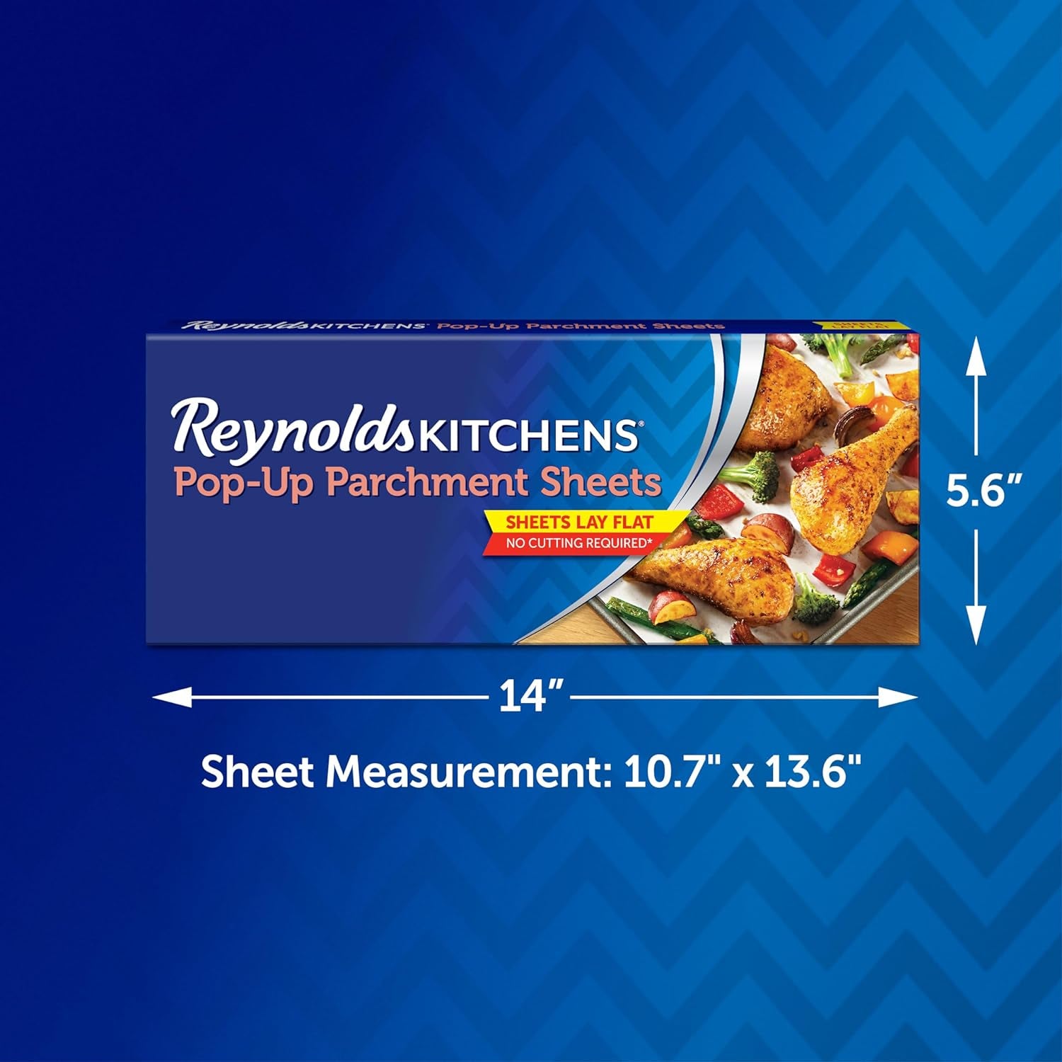 Kitchens Pop-Up Parchment Paper Sheets, 10.7X13.6 Inches, 30 Count