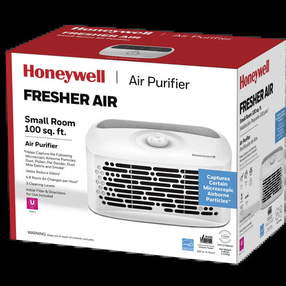Air Purifier, HHT270, 100 Sq Ft, U Carbon Filter, Allergen, Smoke, Pollen, Dust Reducer