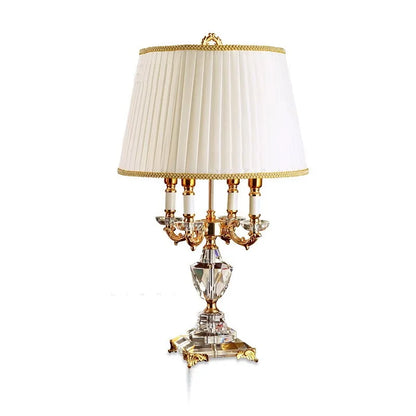 Luxury Crystal Table Lamp Lighting Bedroom Bedside Lights Luxury Fashion Crystal Lamp Abajur Bedside Hotel Room K9 Luxury