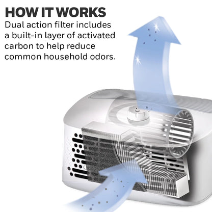 Air Purifier, HHT270, 100 Sq Ft, U Carbon Filter, Allergen, Smoke, Pollen, Dust Reducer