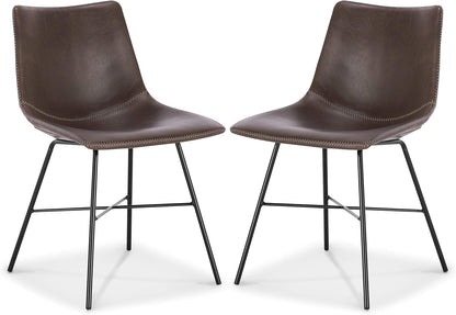 Paxton Dining Chair, Set of 2 Brown
