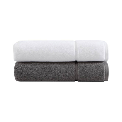 Modern Lux White Cotton 3-Piece Towel Set