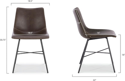 Paxton Dining Chair, Set of 2 Brown